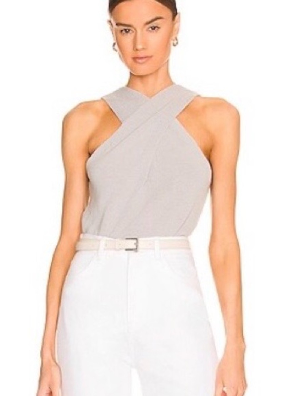 Brochu Walker Ina Wrap Top in Naya Blue XS